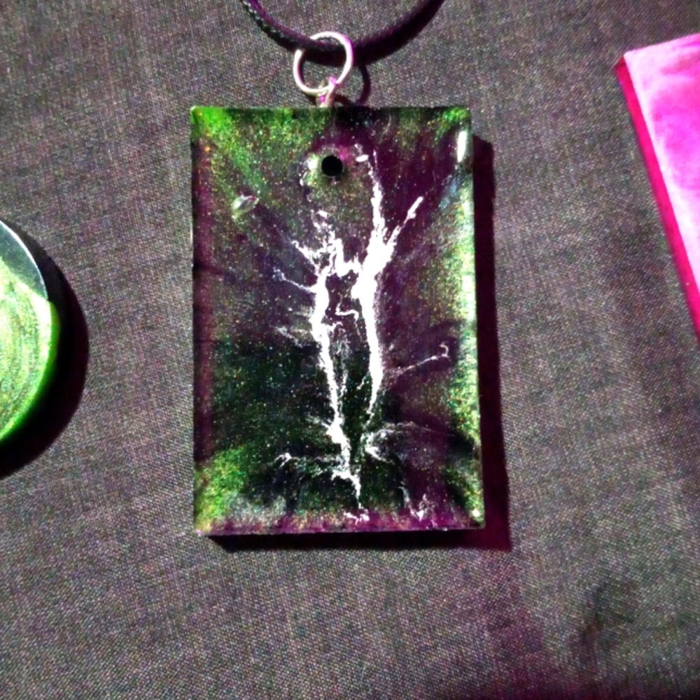 Resin necklace